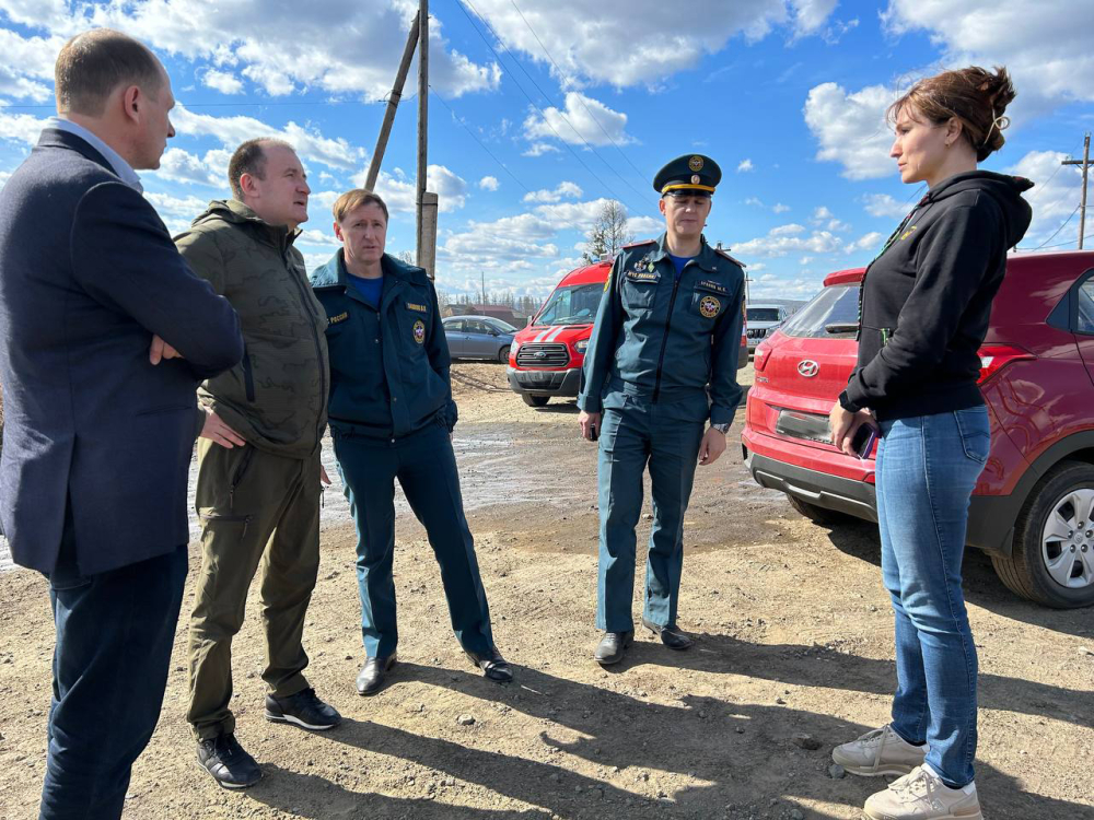 Депутаты Законодательного Собрания от территории работают на месте произошедших пожаров в Братском районе