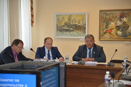 Прошло заседание комитета по законодательству о природопользовании, экологии и сельском хозяйстве