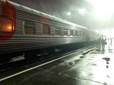 Ирина Синцова поприветствовала пассажиров агитпоезда «Огни магистрали»