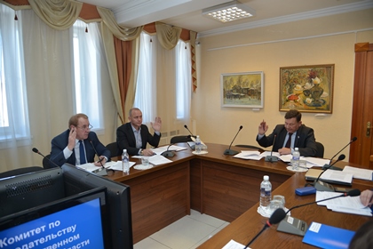 Решения комитета по законодательству о государственном строительстве и местном самоуправлении