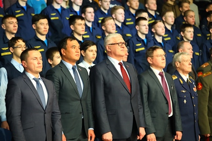 Сергей Брилка поздравил студентов и преподавателей ИрНИТУ с открытием военной кафедры