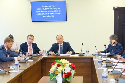 Вопросы заготовки древесины, развития сельского хозяйства и проблемы экологии обсудили на заседании комитета по законодательству о природопользовании