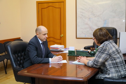 Вопросы обращения с ТКО и строительство объектов образования и спорта обсудили Сергей Сокол и мэр Зиминского района Наталья Никитина