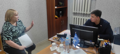 Приём граждан провёл в Ленинском округе Иркутска Даниил Литвинов
