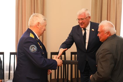 Встреча с руководителями ветеранских организаций Приангарья прошла в Законодательном Собрании области