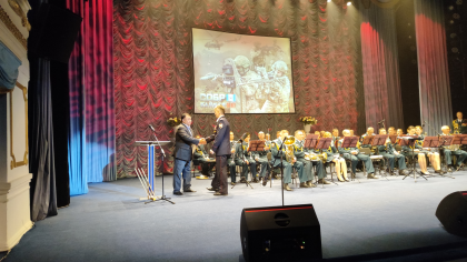 Кузьма Алдаров поздравил росгвардейцев с юбилеем СОБР «Байкал» 