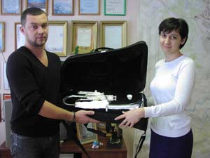 Духовой оркестр Лесогорской музыкальной школы получит новые инструменты