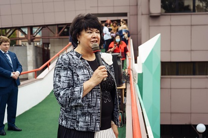 В День знаний Ольга Носенко поздравила студентов ИРГУПС