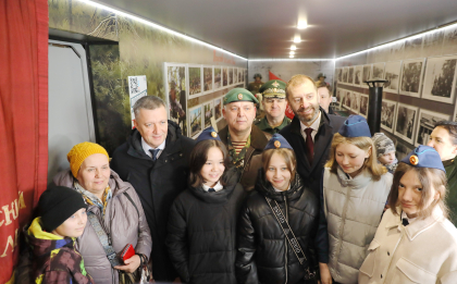 Агитпоезд «Сила в правде» прибыл в Иркутск