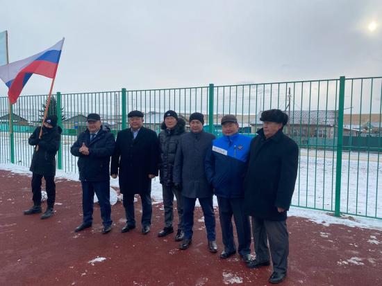 Многофункциональную спортивную детскую площадку открыли в селе Кулункун Эхирит-Булагатского района