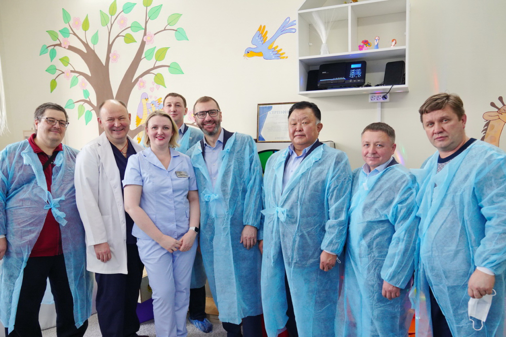 Сенсорную комнату открыли в Иркутской областной детской больнице