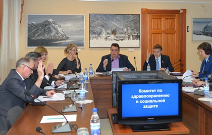 Заседание комитета по здравоохранению прошло в Законодательном Собрании 