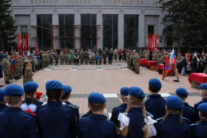 150 курсантов программы «Юный спецназовец» принесли присягу