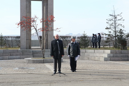 Сергей Брилка принял участие в торжественном гарнизонном разводе сотрудников Нацгвардии