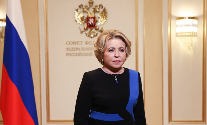 Валентина Матвиенко поздравила Заксобрание Иркутской области с 30-летием