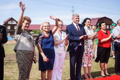 Ирина Синцова приняла участие в открытии Всероссийской спартакиады специальной олимпиады по конному спорту в Грановщине