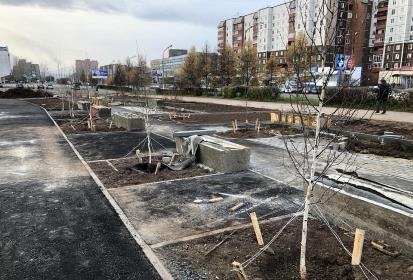 Наталья Дикусарова проверила качество ремонта дворов и общественных пространств в Братске